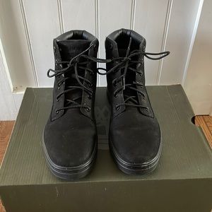 Black Timberland Boots Size 7.5